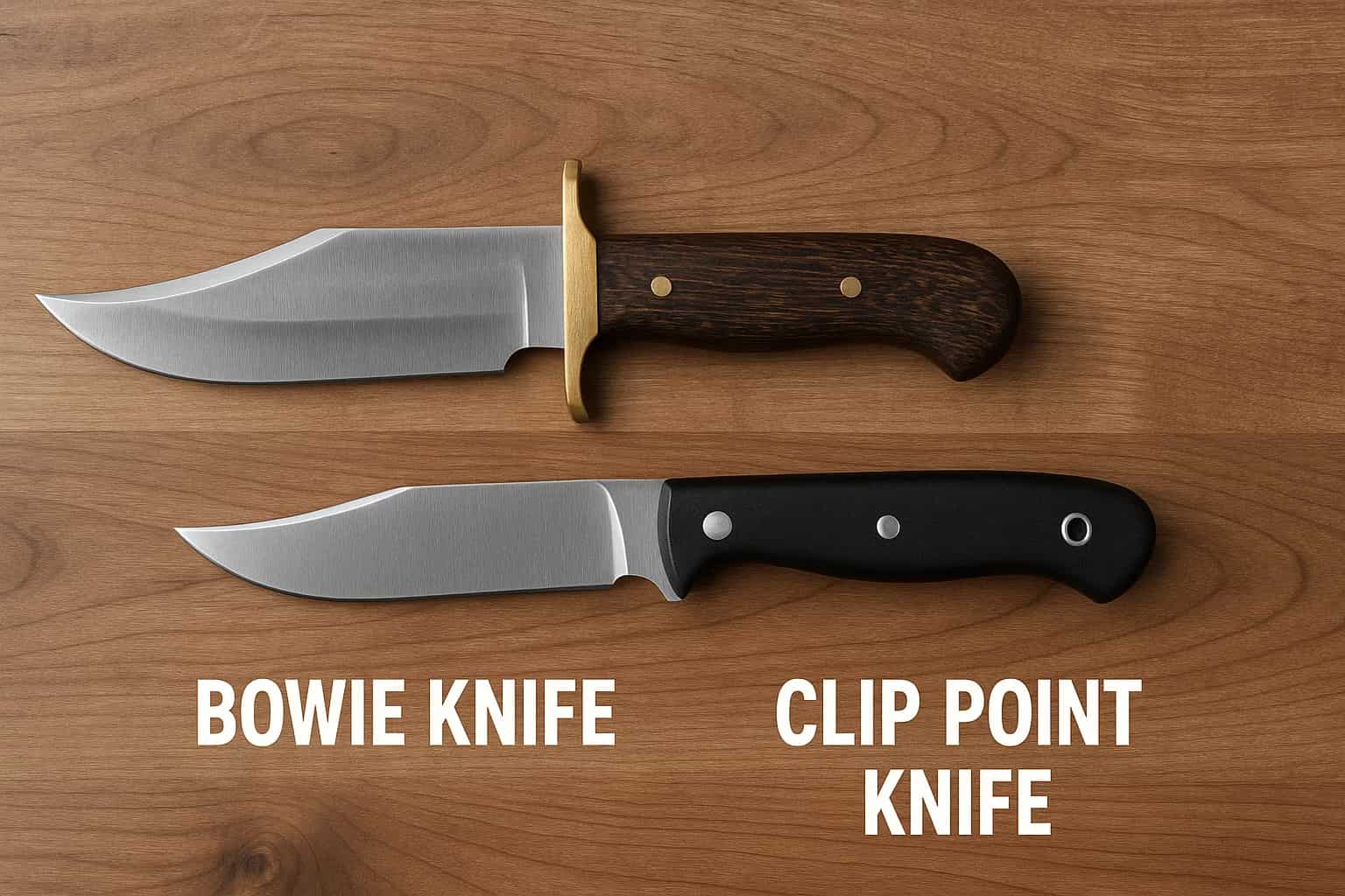 Bowie vs Clip Point